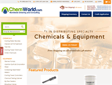 Tablet Screenshot of coolingtowerchemicals.com
